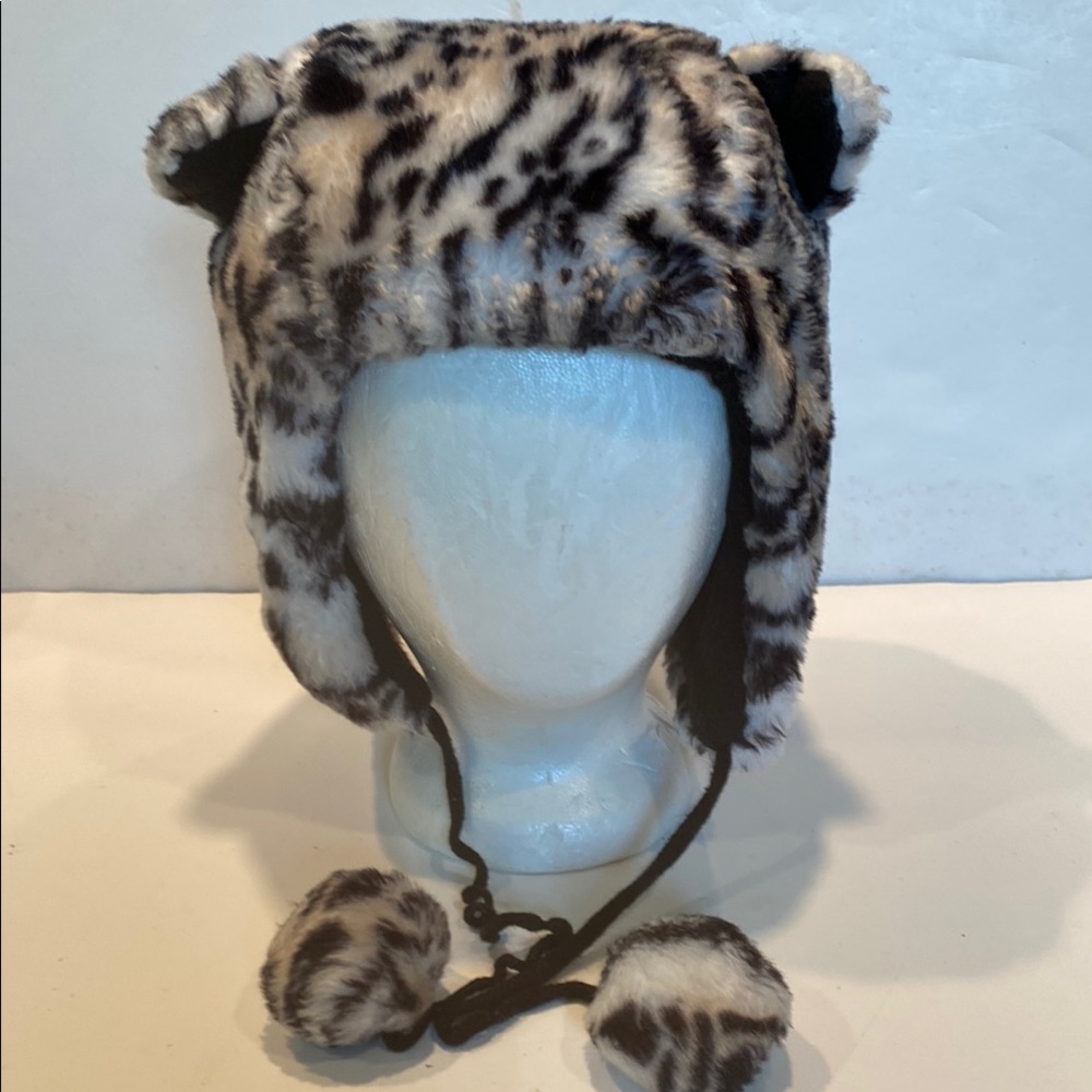 Vintage Big Girl Faux Fur Hat